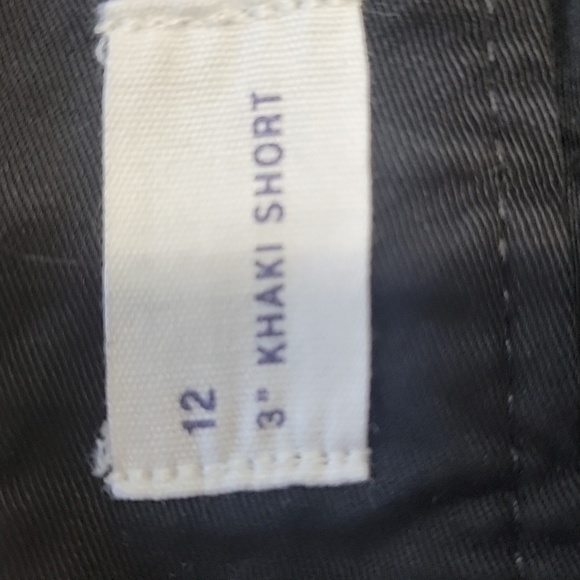 GAP Size 12 Black 3" Khaki Short, NEW with Tag - Picture 11 of 14